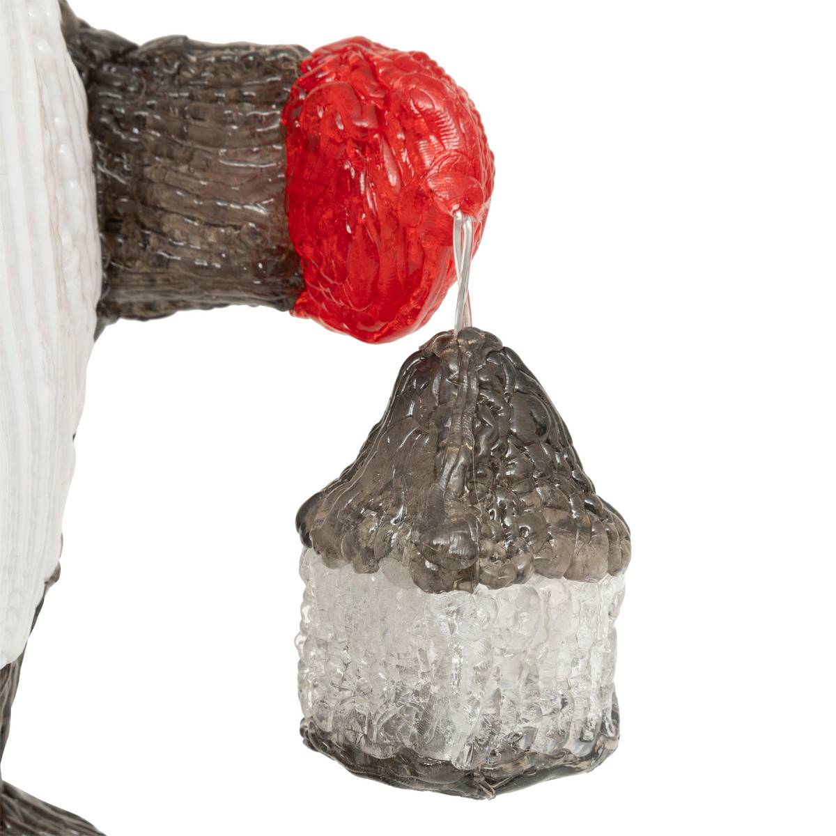 Forme acrylique extérieure gnome solaire 40 LED 8 fonctions H39,5 cm multicolore, FEERIC LIGHTS & CHRISTMAS