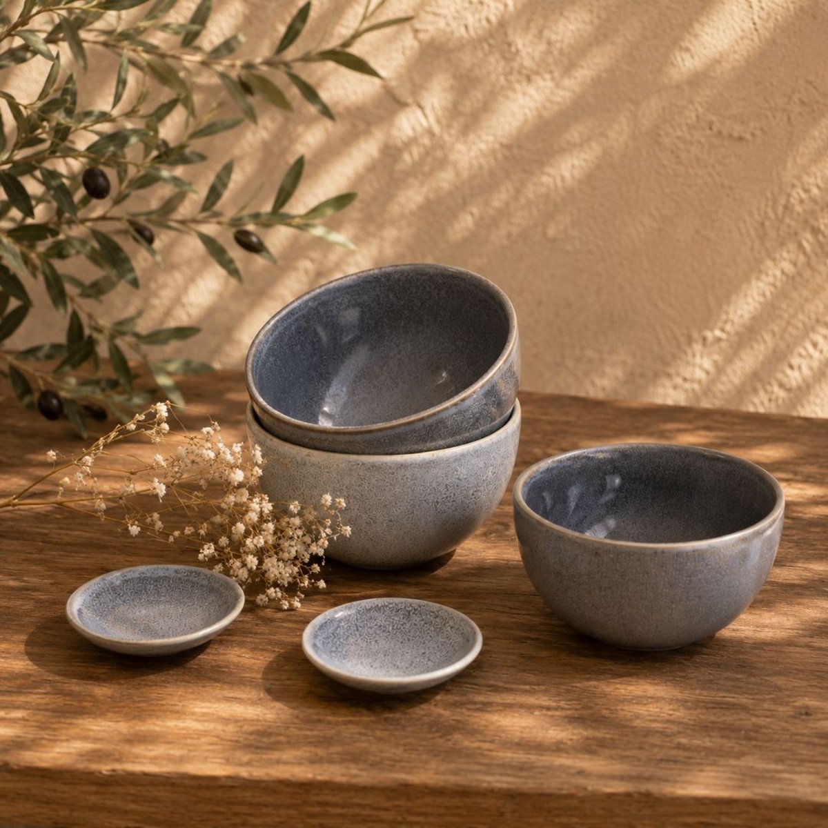 Lot de 6 bols, ZAO gris, ARTIME