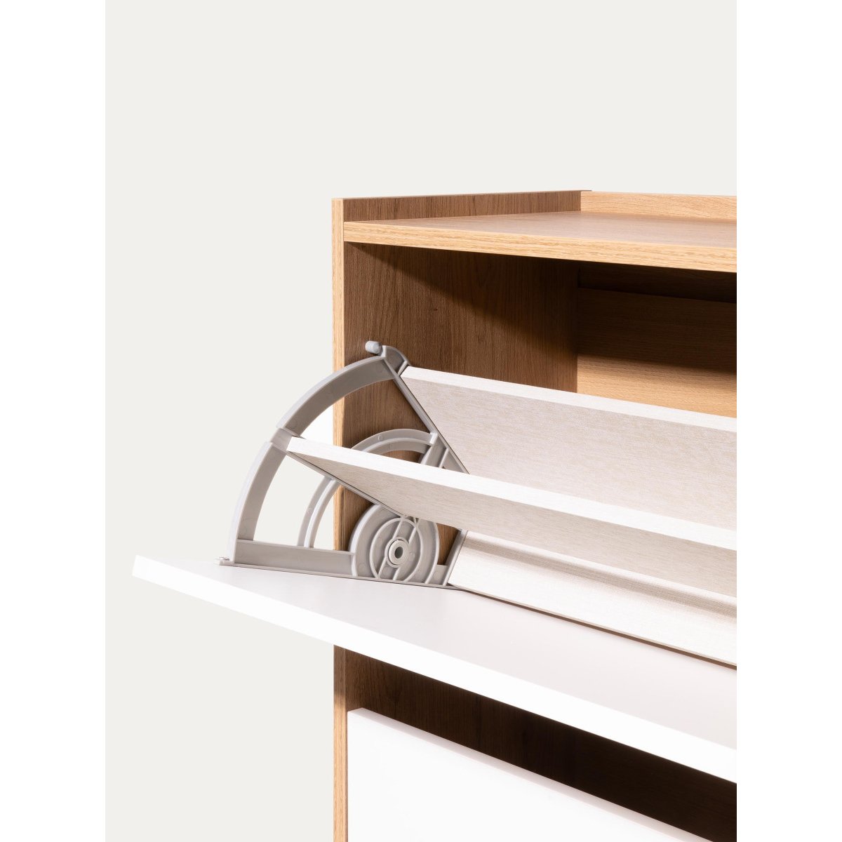 Chaussurier Mélamine - NADINE beige clair - blanc, KENAY
