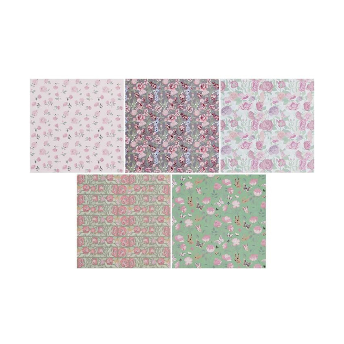 Papier origami - La vie en rose couleur unique, RICO DESIGN