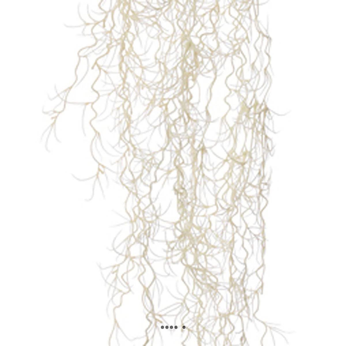 Chute de tillansia artificiel L 80 cm blanc v002227, ARTIFICIELLES
