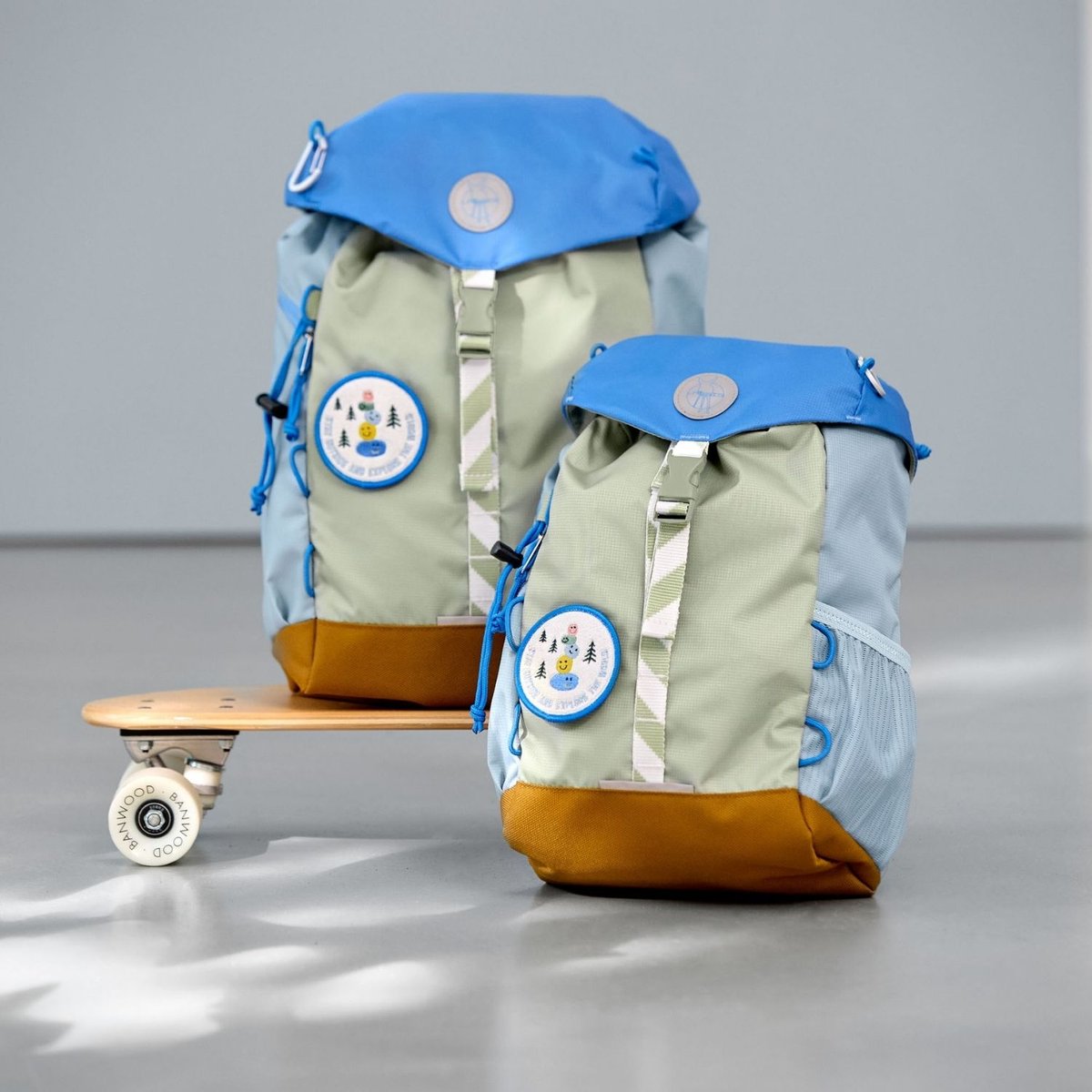 Grand sac à dos enfant bleu, LASSIG