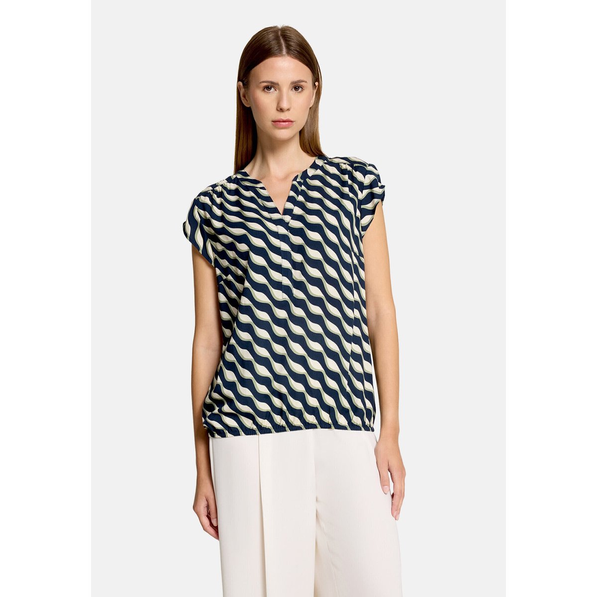 Tunique manches courtes dark blue/green, BETTY BARCLAY