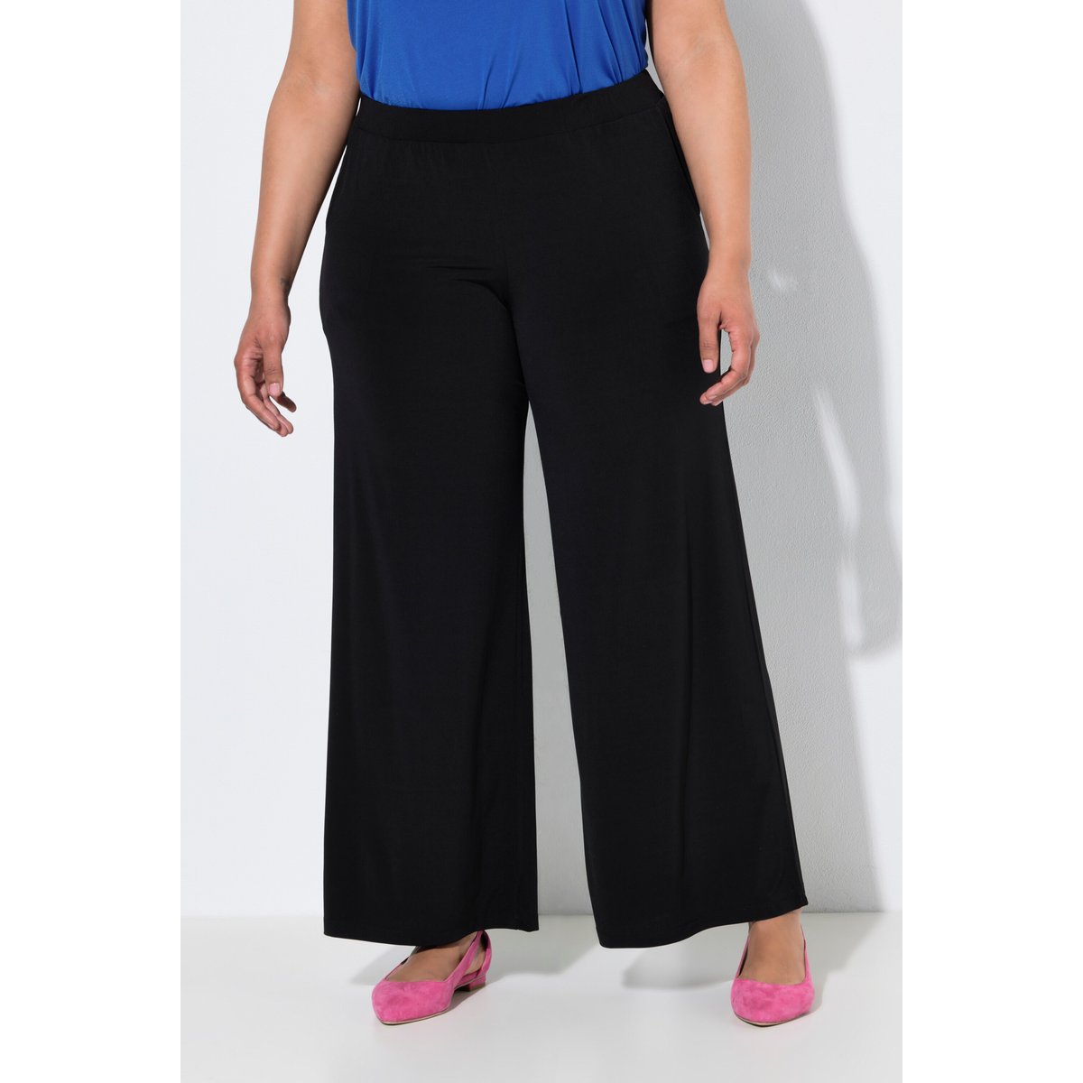Pantalon en jersey Marlene noir, ULLA POPKEN