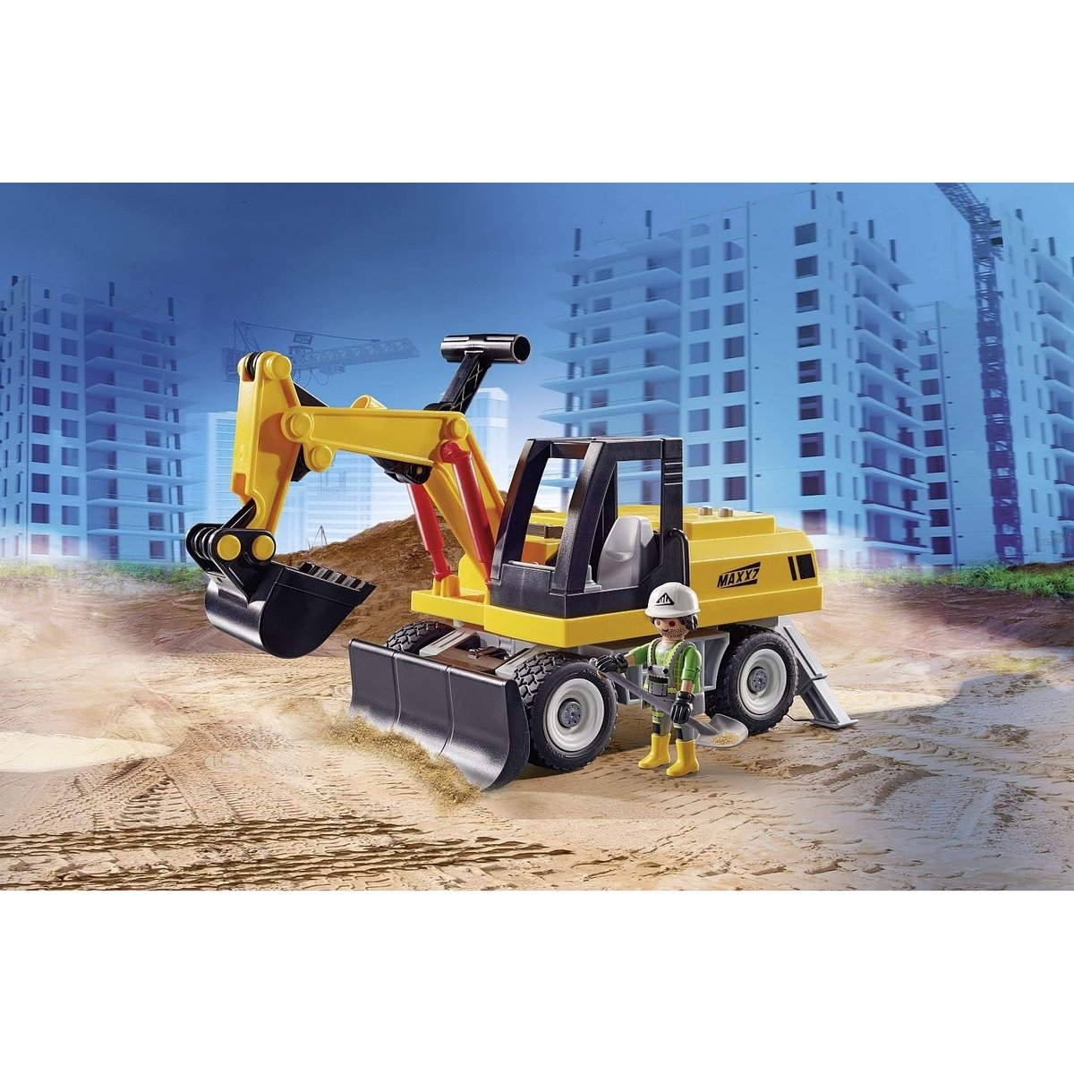 City Action Pelleteuse multicolore, PLAYMOBIL