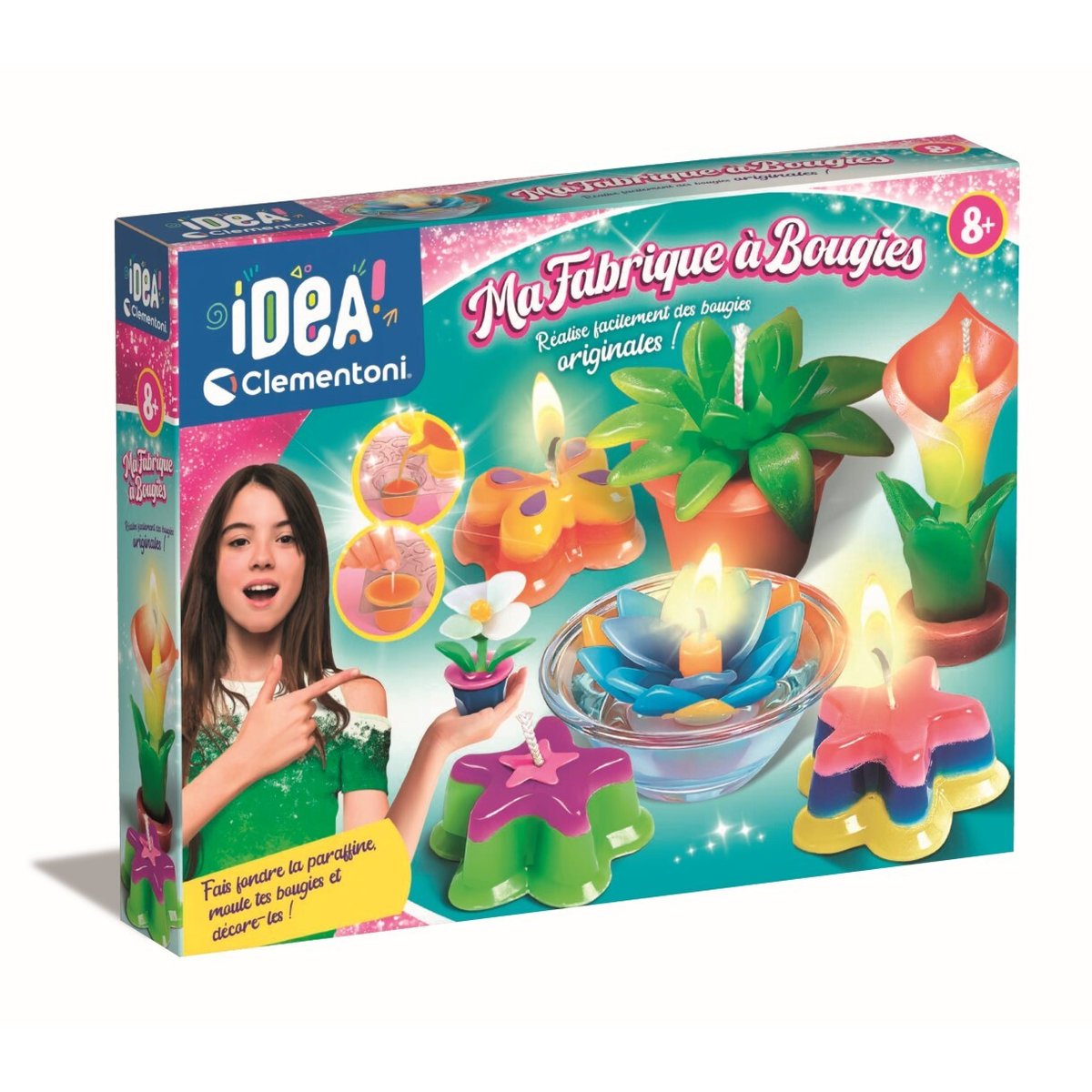 Clementoni Créateur De Talents - Ma Fabrique à Bougies - Loisirs Créatifs multicolore, CLEMENTONI