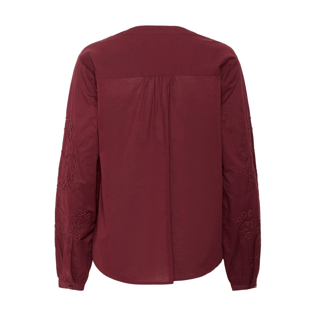 Blouse à manches longues rouge zinfandel, CREAM