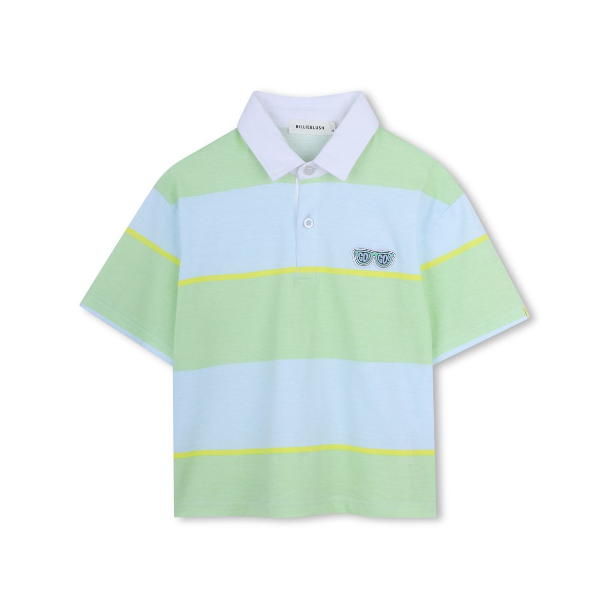 Polo manches courtes vert clair, BILLIEBLUSH