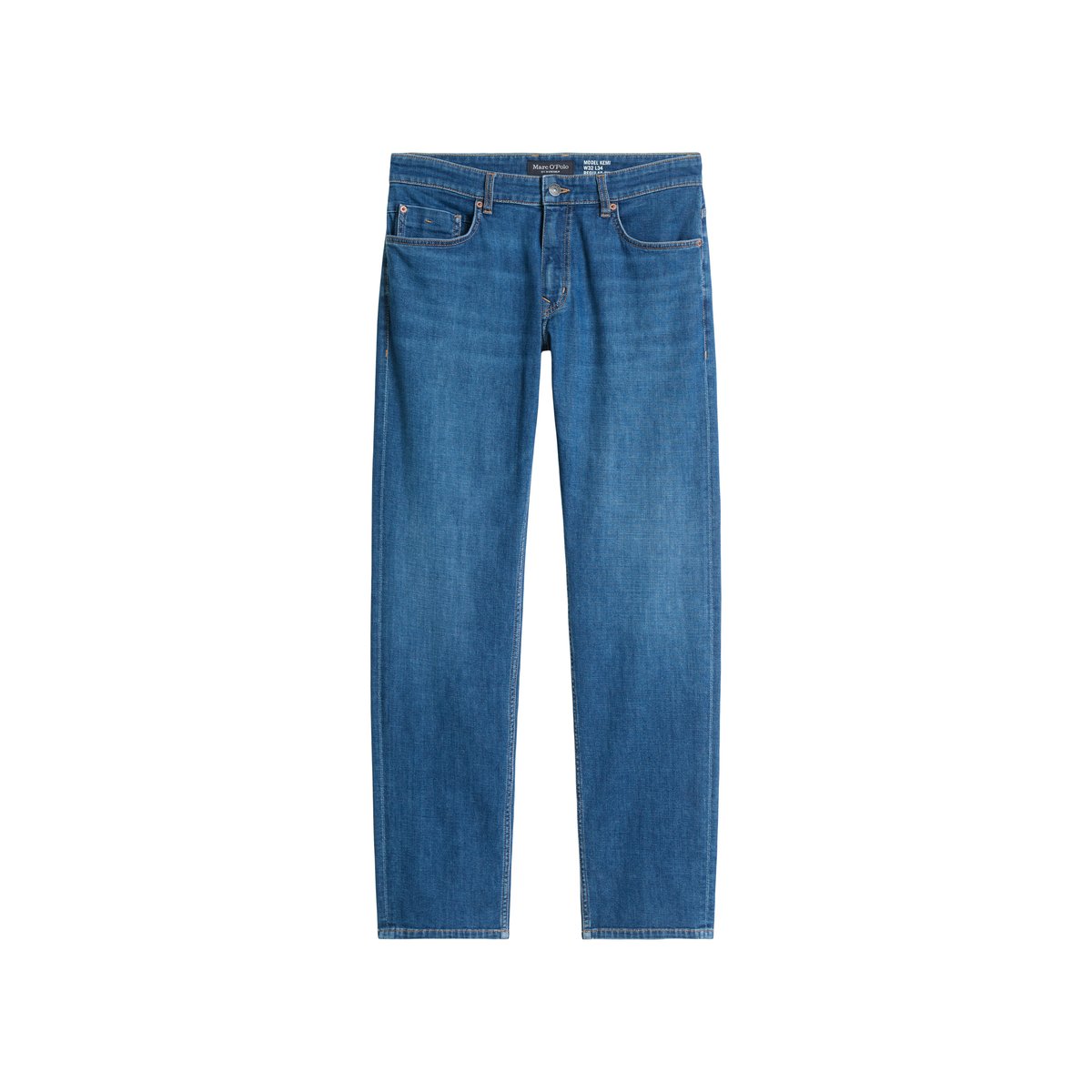 Jeans modèle Kemi regular en denim doux au toucher cashmere bleu foncé, MARC O'POLO