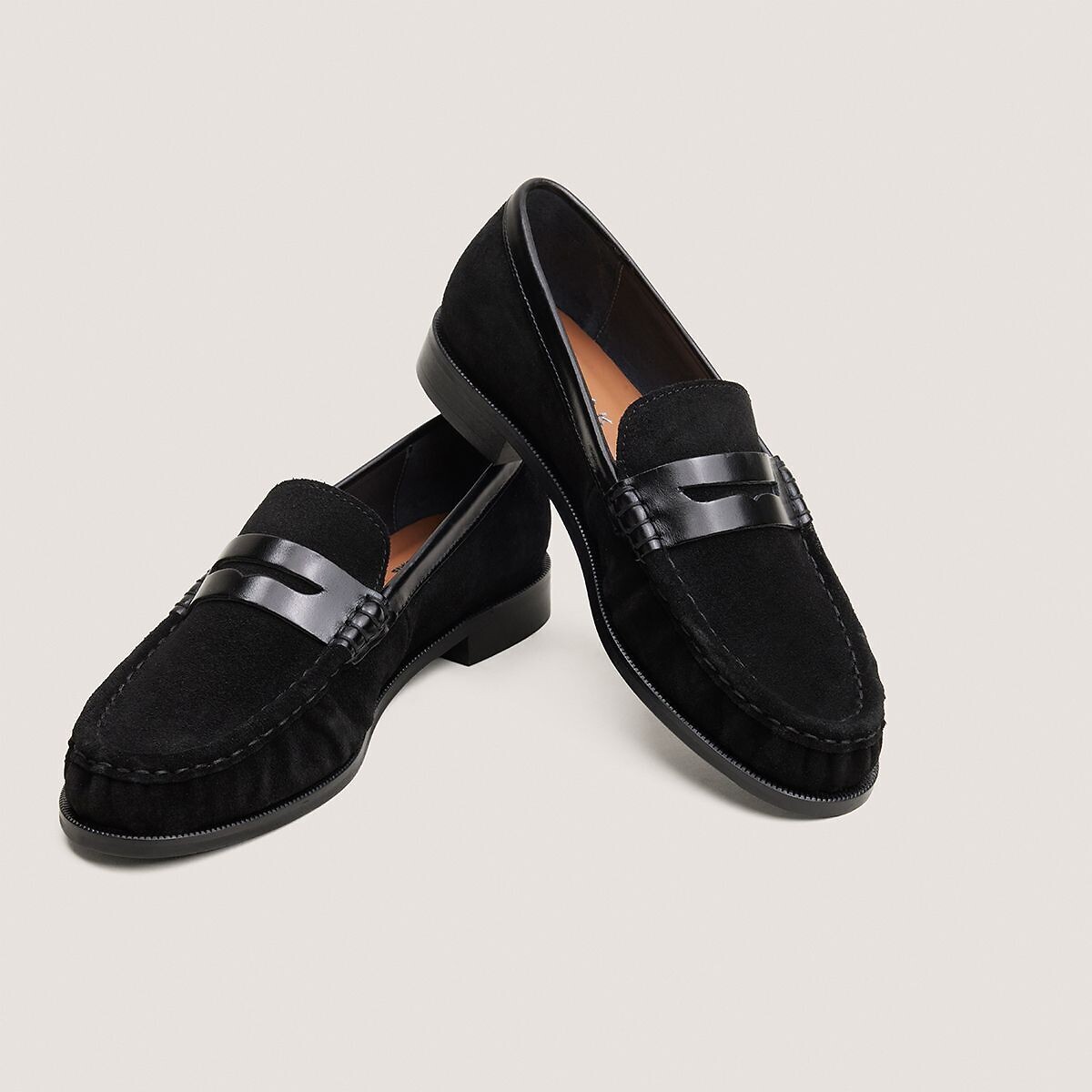 Mocassini in pelle, DELICE nero , JONAK