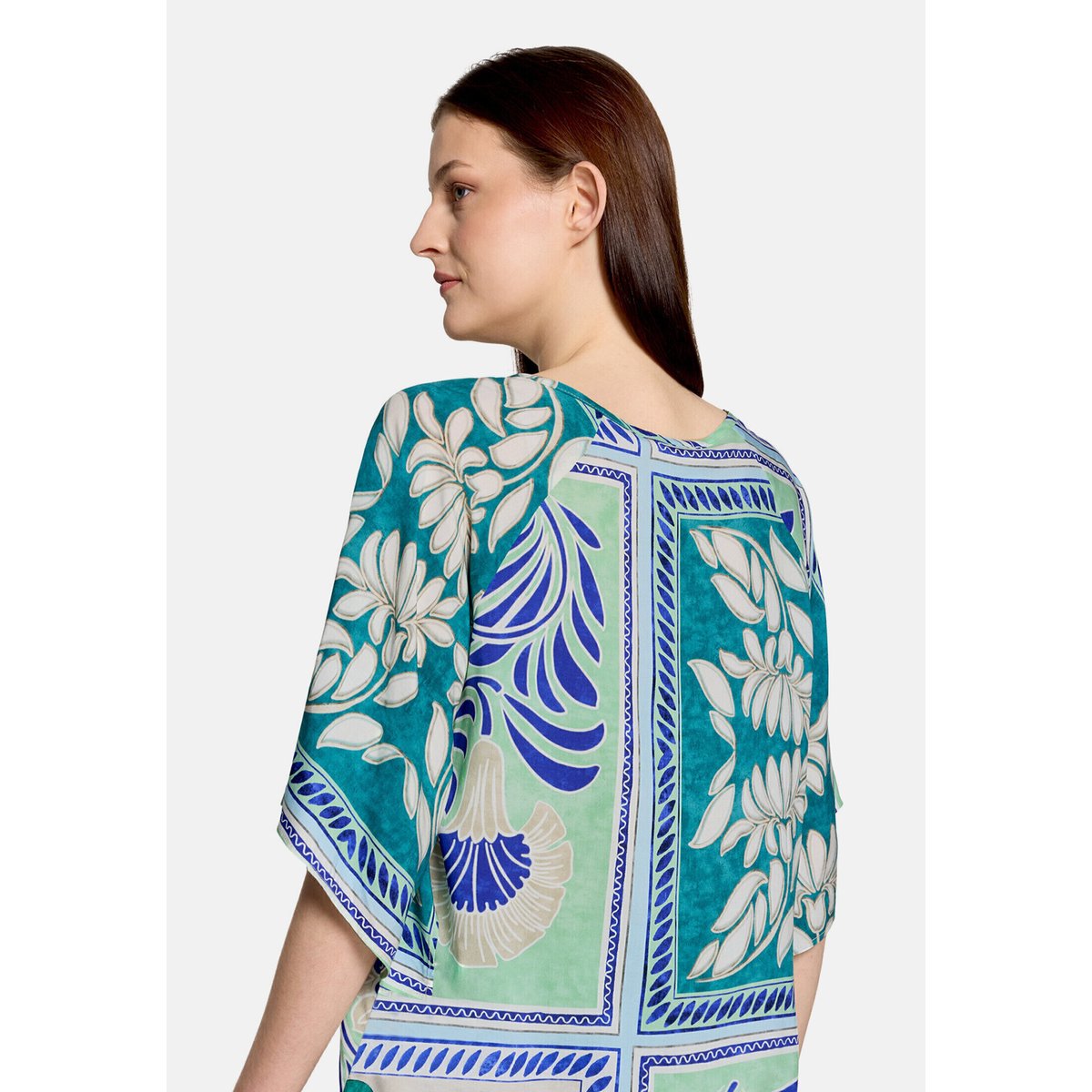 Blouse casual à motifs green/blue, CARTOON