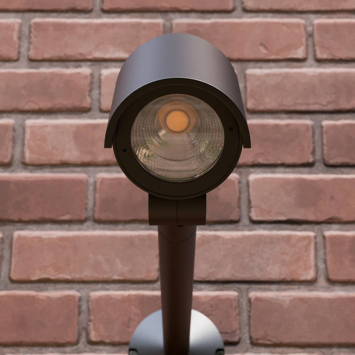 Luminaire extérieur en aluminium moderneLED gris foncé, clair, LUCANDE