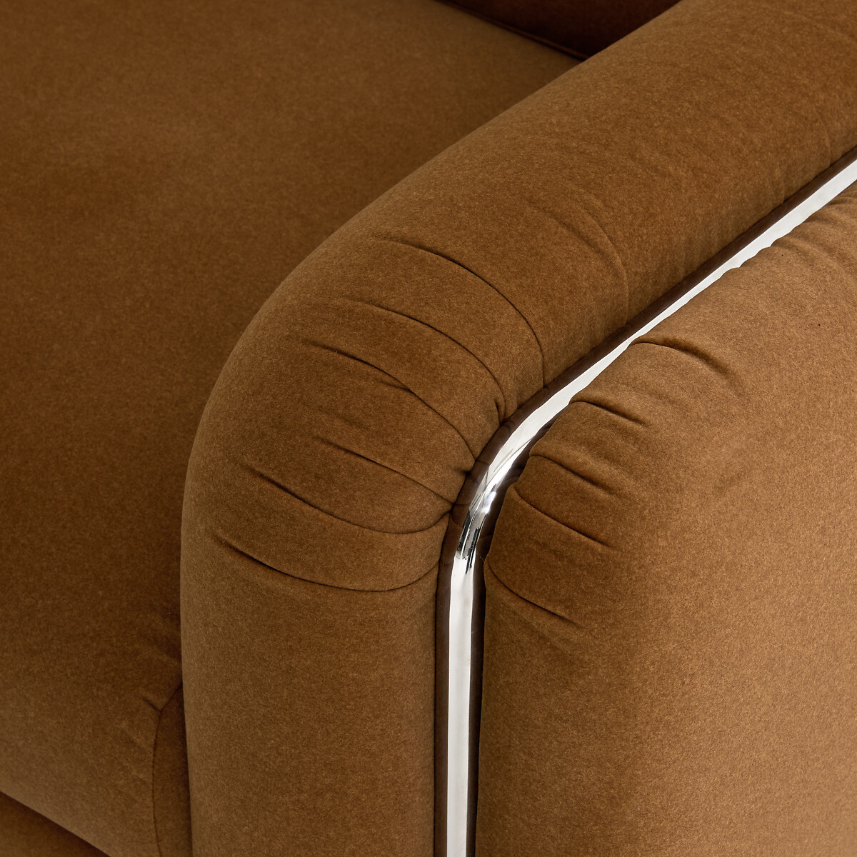 3-Sitzer-Sofa, Giorgia karamell, LA REDOUTE INTERIEURS