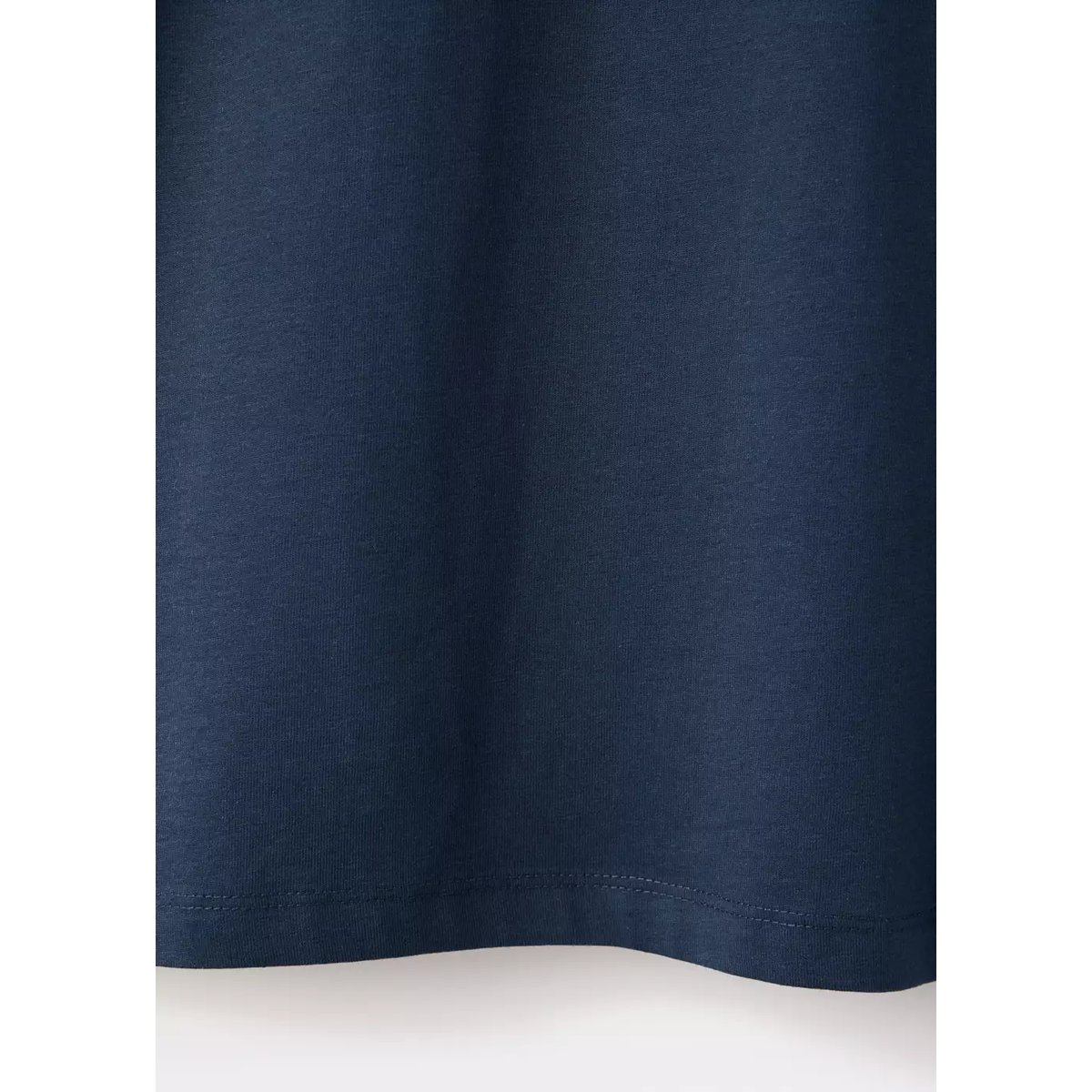 T-shirt coton détail coutures bleu marine, MANGO TEEN