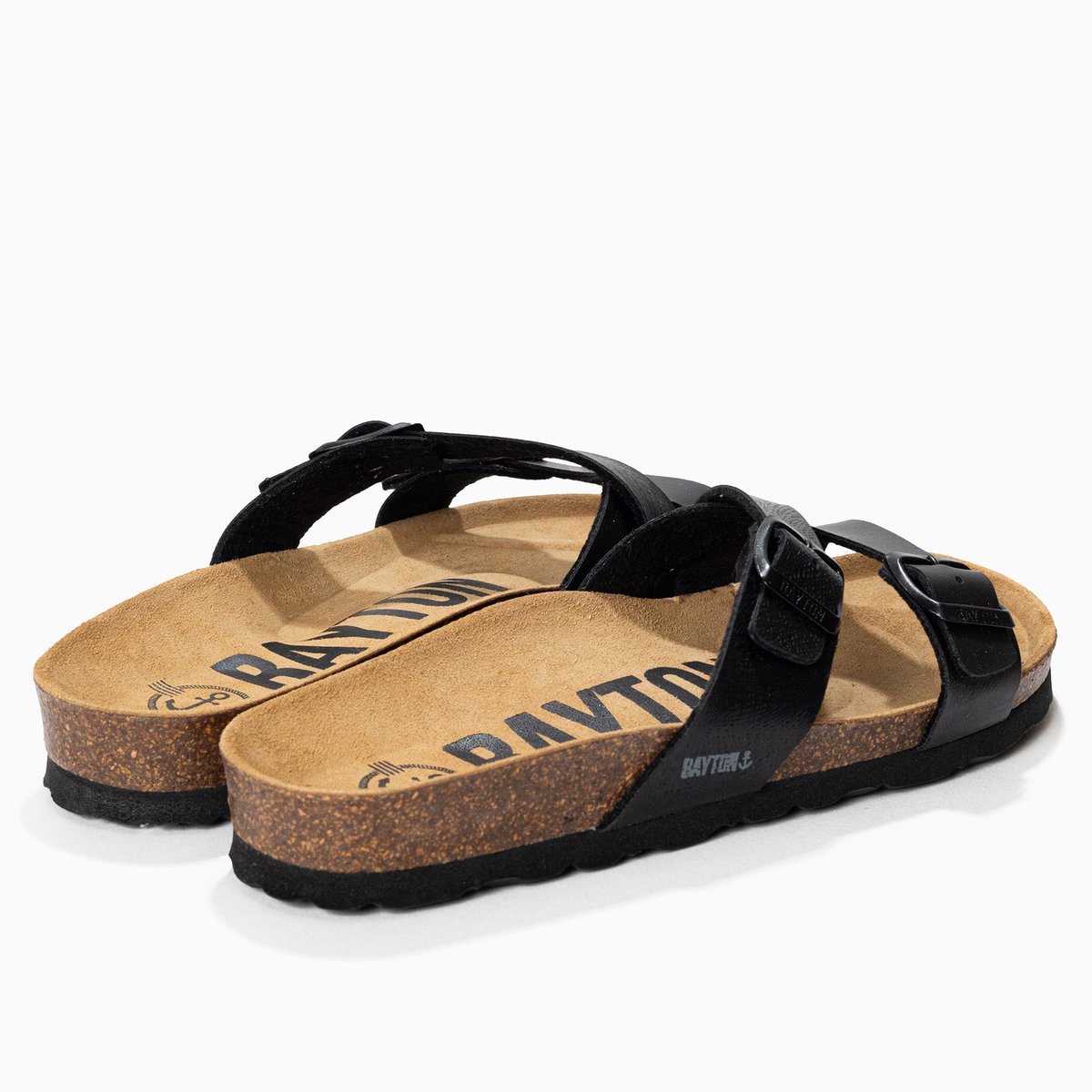 Sandales CLEO noir, BAYTON