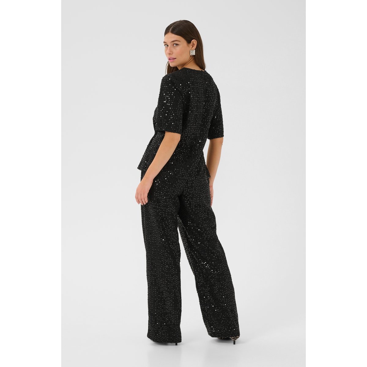 Blouse à manches courtes noir black, CULTURE