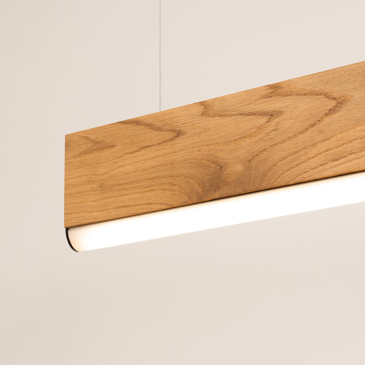 Suspension Bois Chêne LED 1 Lykke chêne, EDEN