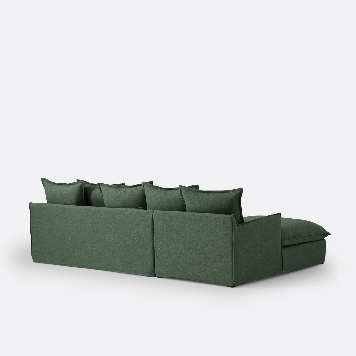 Housse de canapé d'angle gauche polyester, Odna vert forêt, LA REDOUTE INTERIEURS