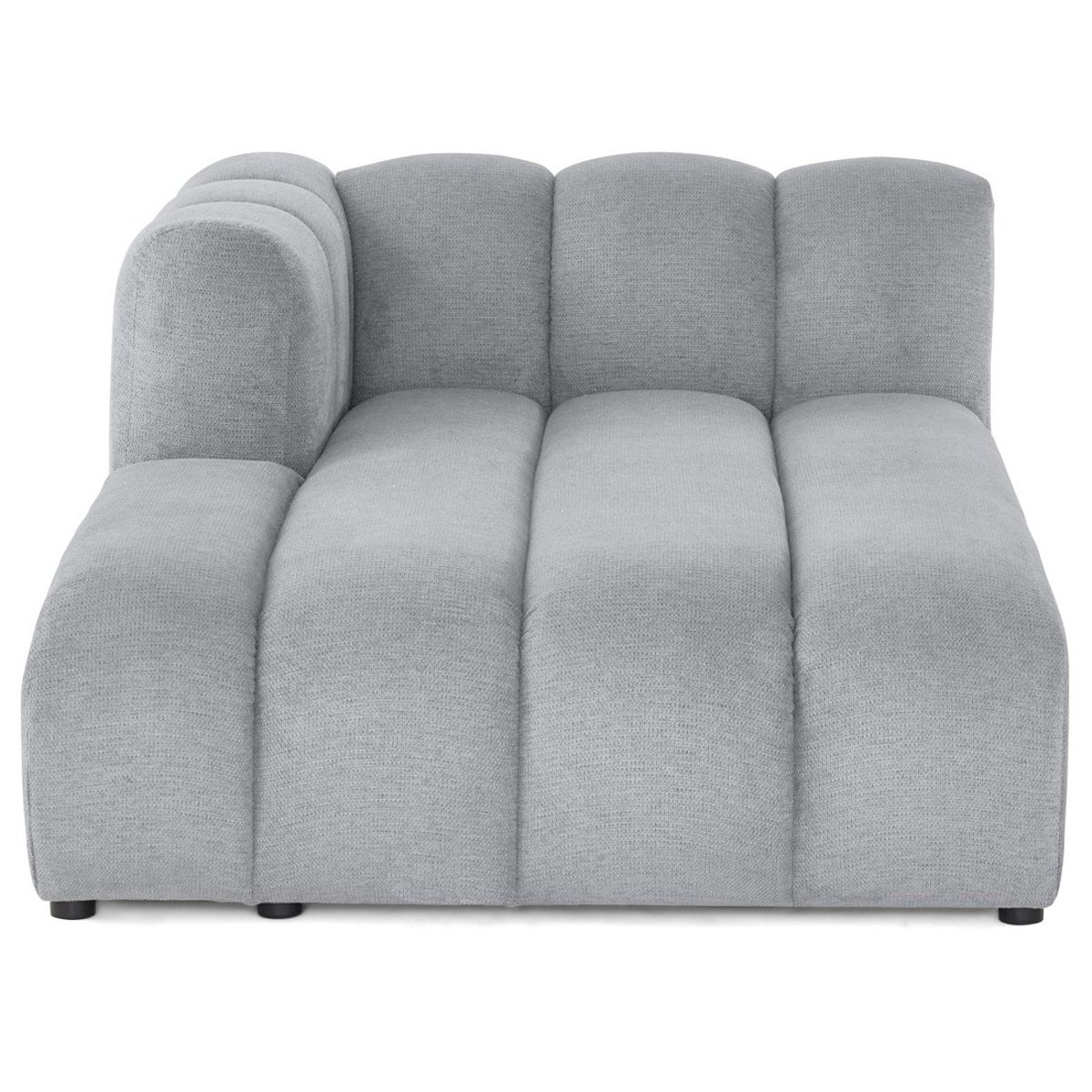 Module d'assise méridienne gauche - DEBBIE gris, BEST MOBILIER