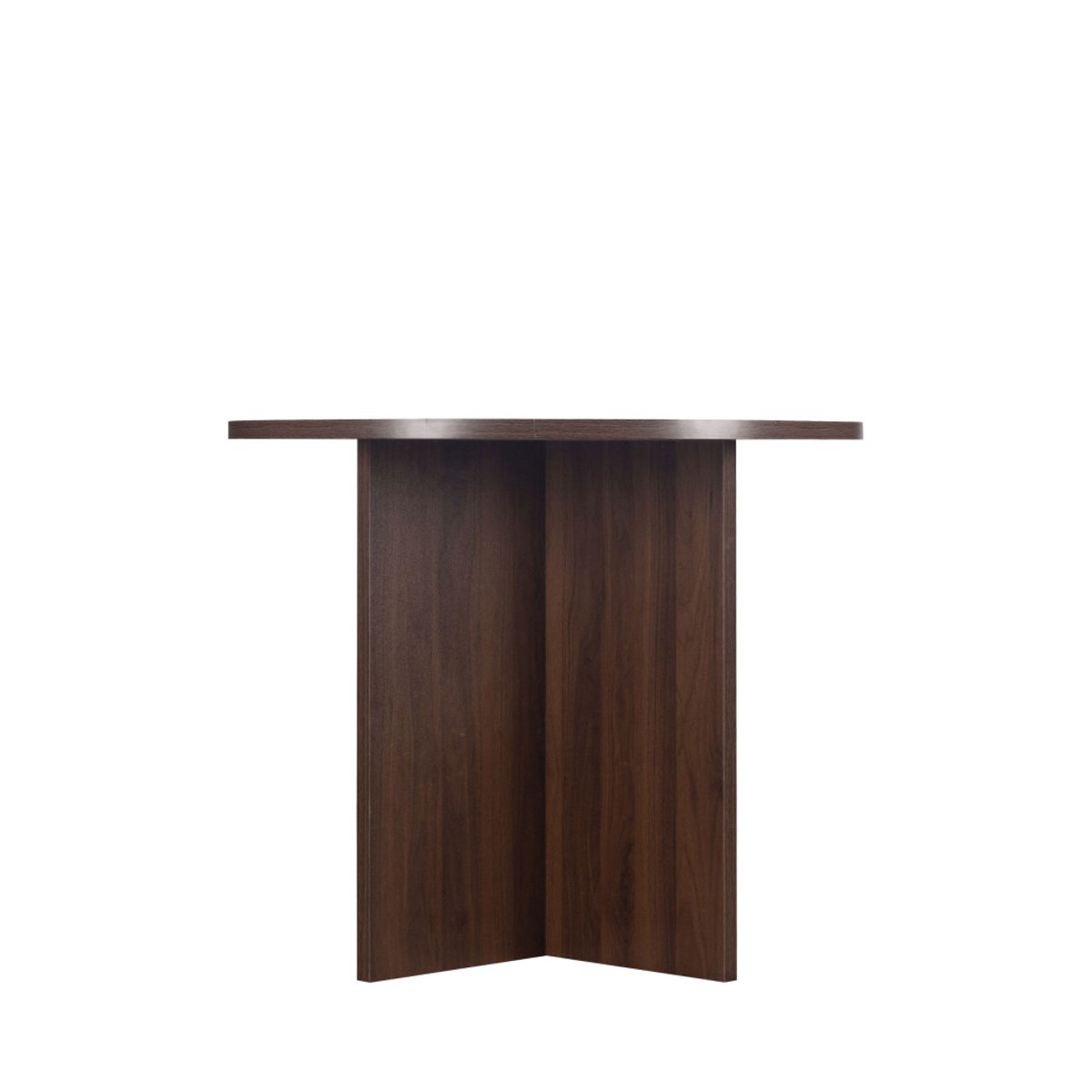 Table à manger 8 personnes ovale en bois- CALIAN bois foncé, DRAWER