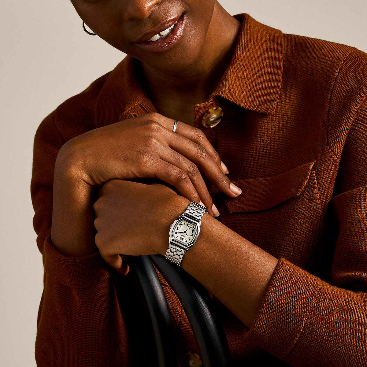 Montre Analogique HARLOW argenté beige argenté, FOSSIL