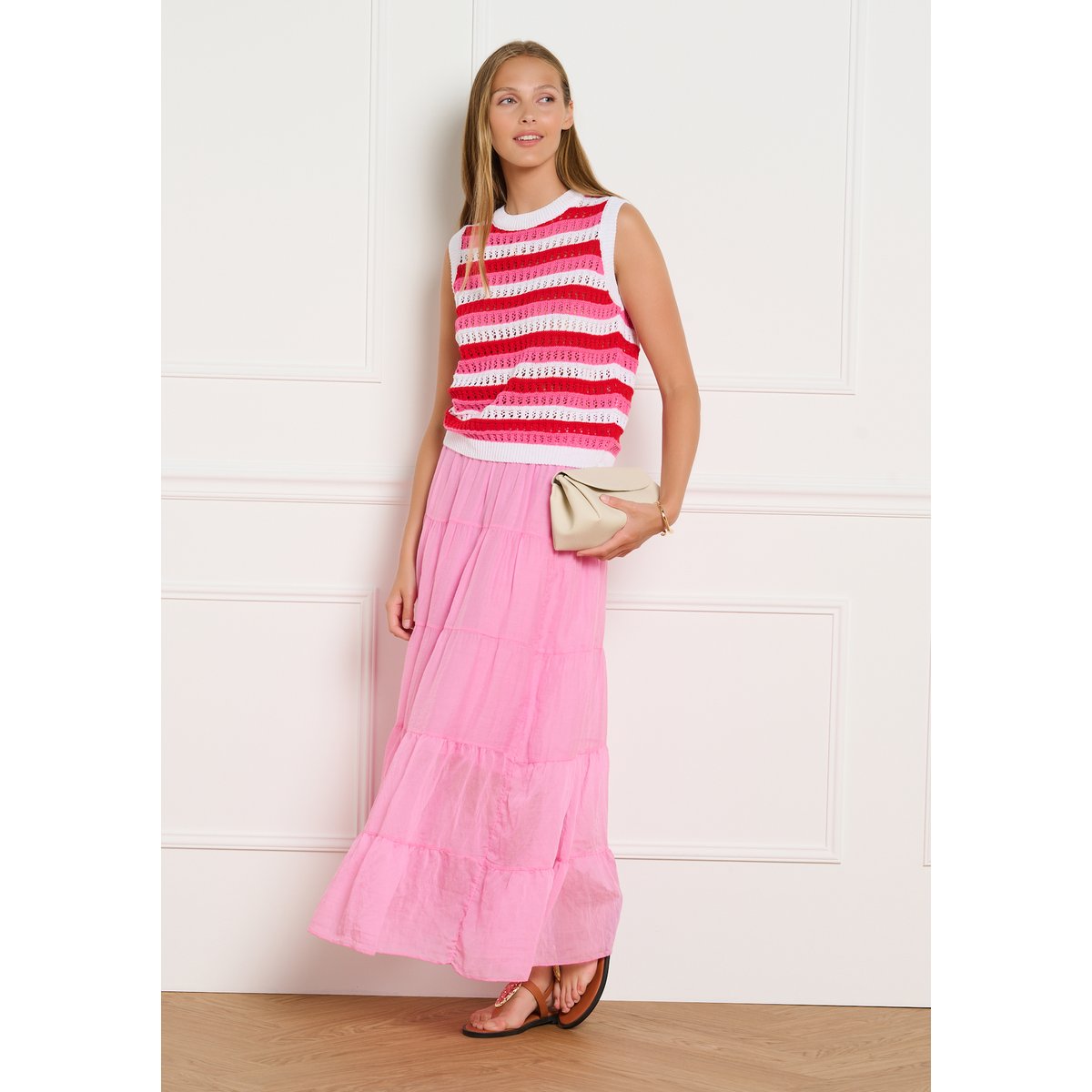Top macramé blanc, LOLALIZA