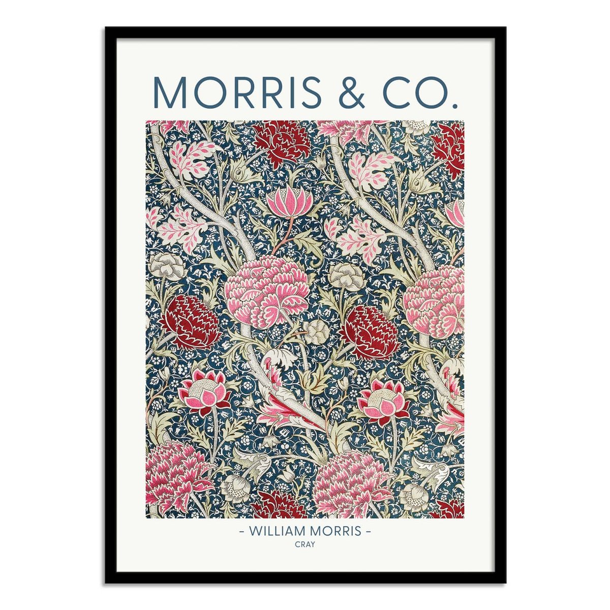 Affiche d'art - Cray - William Morris couleur unique, WALL EDITIONS