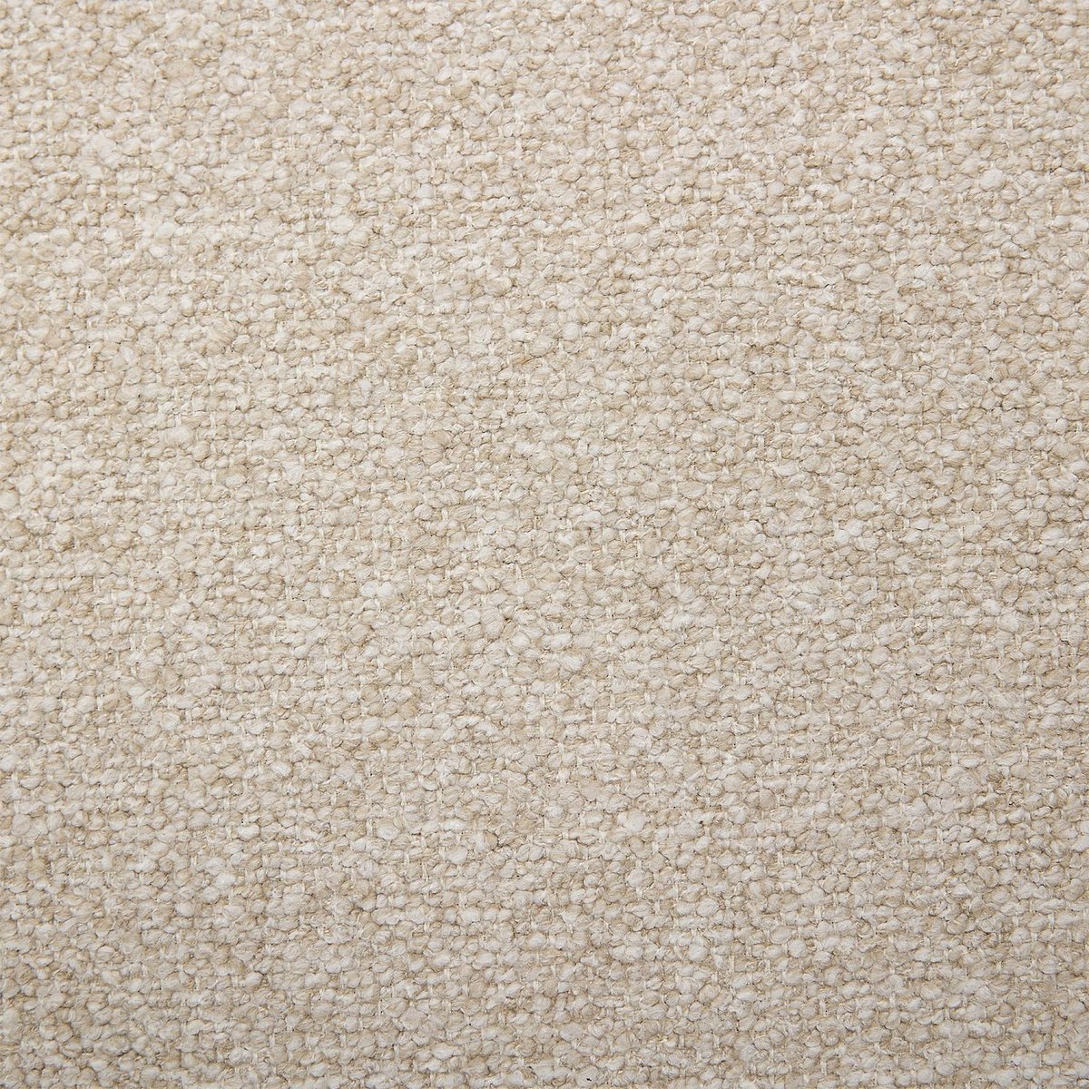 Canapé d'angle droit en tissu texturé AUSTIN beige, HABITAT