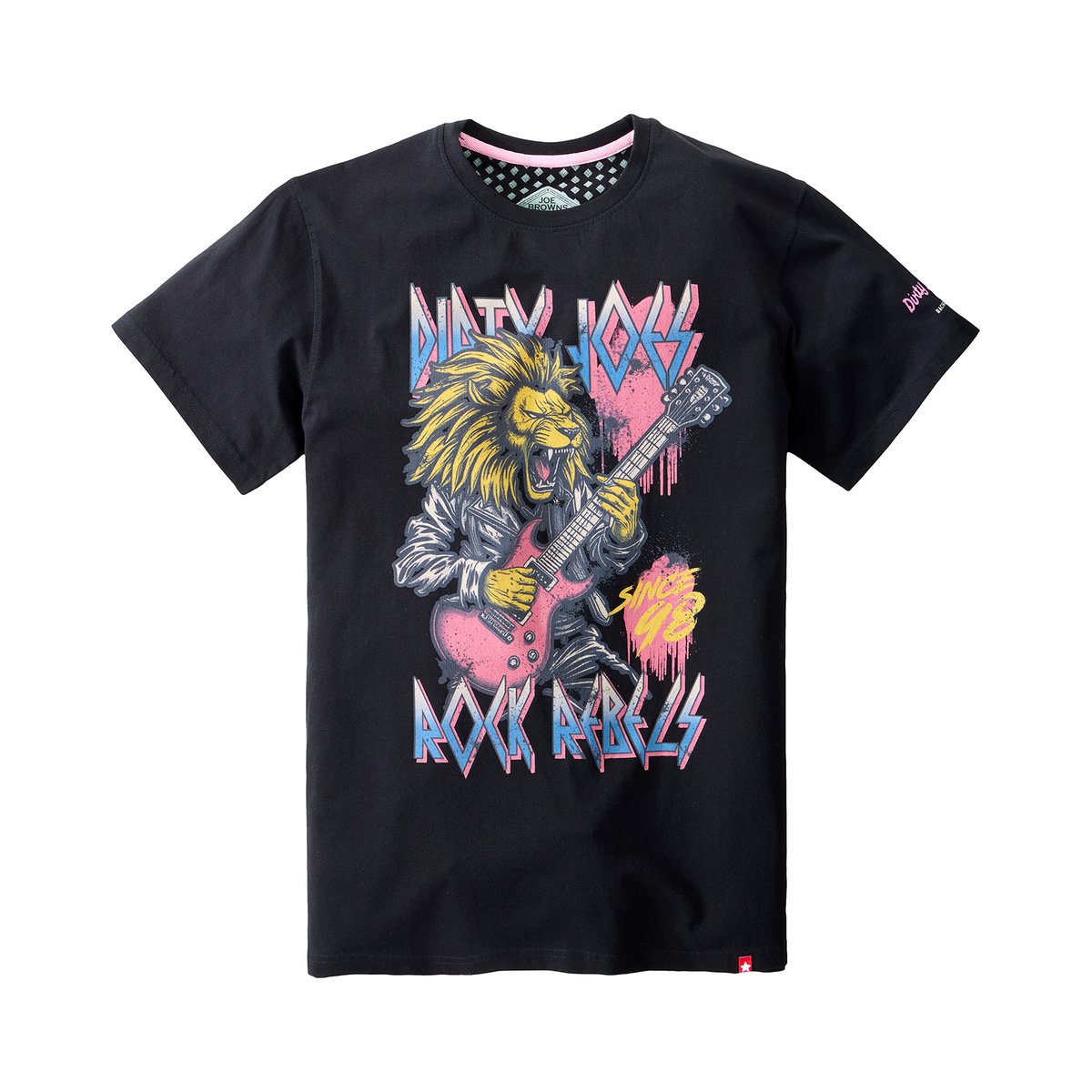 T-Shirt Rockeur Dirty Joes noir, JOE BROWNS