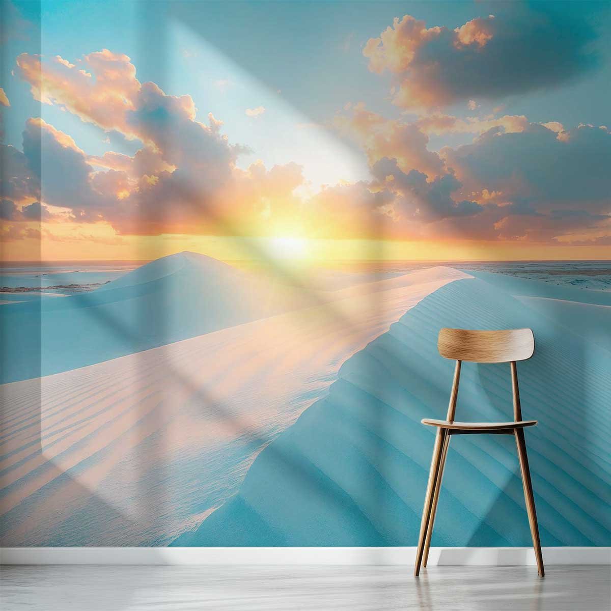 Papier peint dunes au brésil sous le sunset intissé, HEXOA
