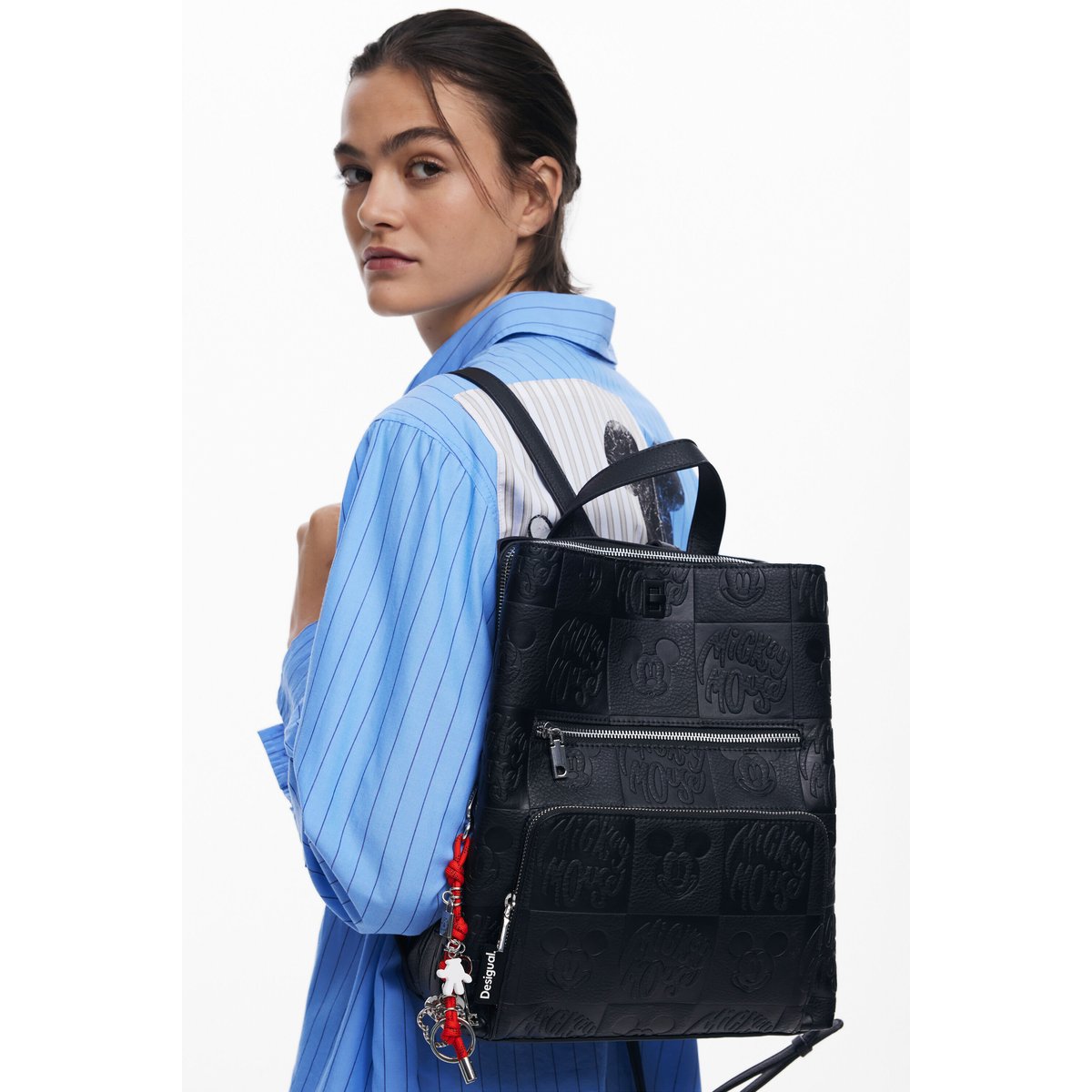 Sac à dos convertible Mickey™ moyen noir, DESIGUAL