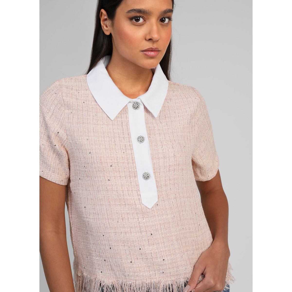 Polo AMYNE rose, AN'GE