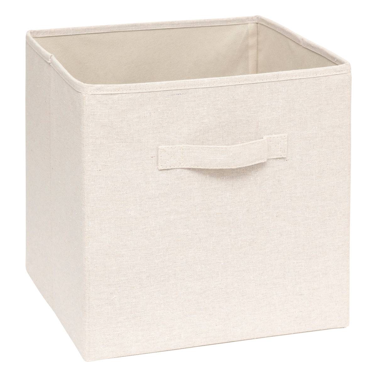 Panier de rangement en tissu TIDY BOX beige, 5FIVE SIMPLY SMART