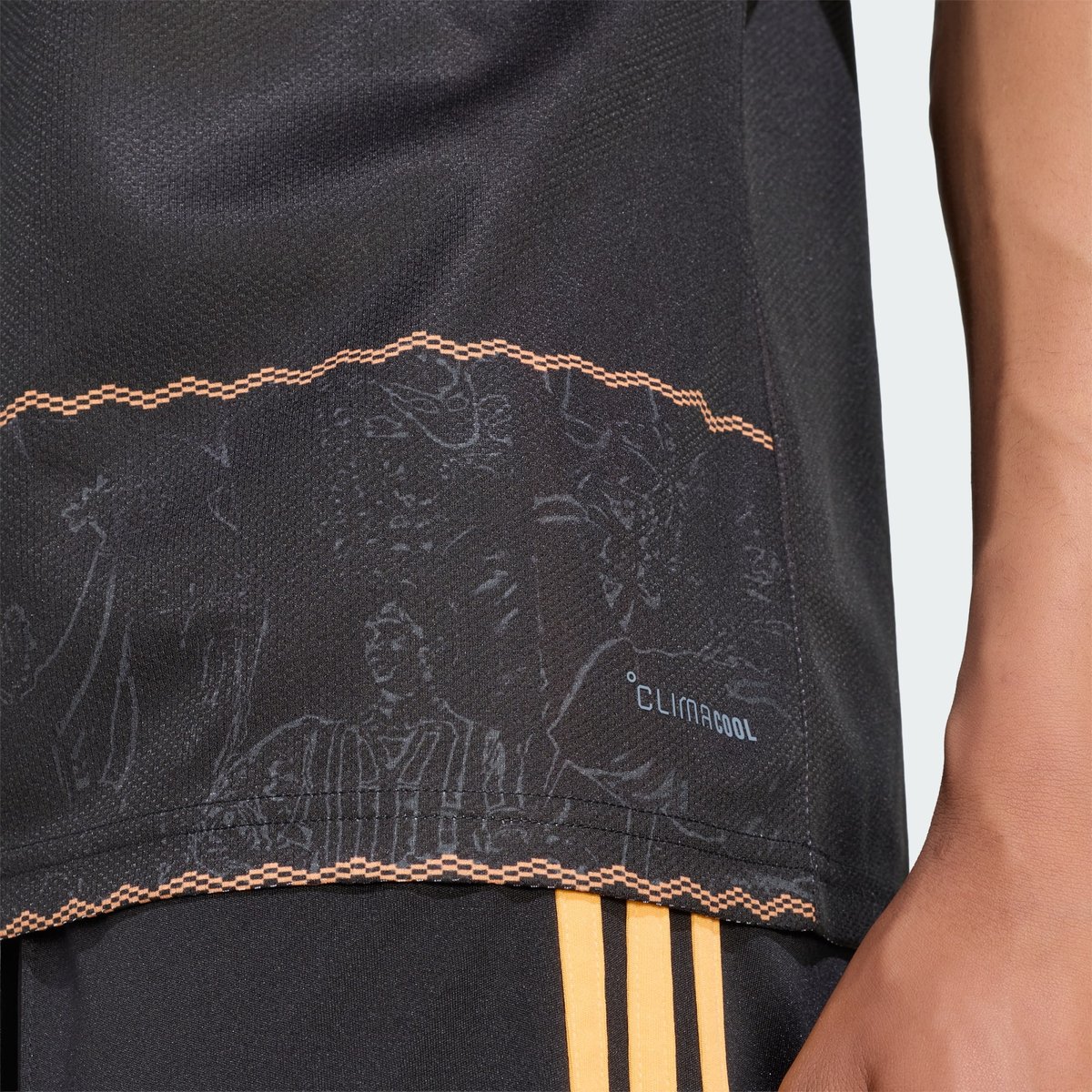 Maillot Extérieur Ajax Amsterdam 26/27 Maillot Extérieur Ajax Amsterdam 26/27 black / hazy orange, adidas Performance
