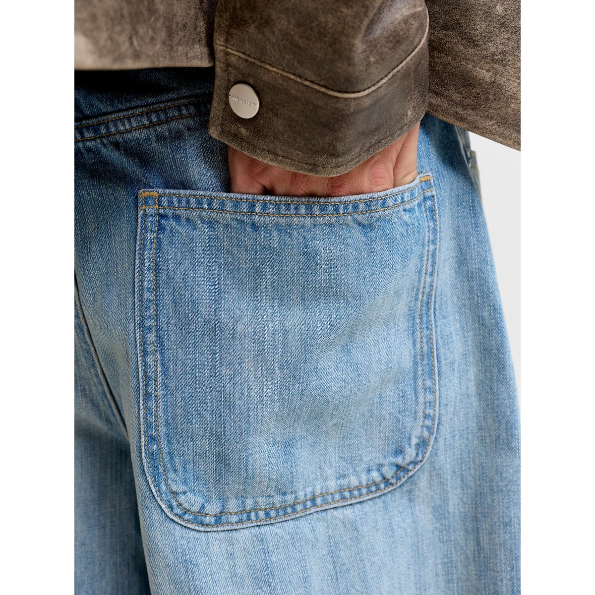 Jeans À Coupe Tonneau blue denim, JACK & JONES