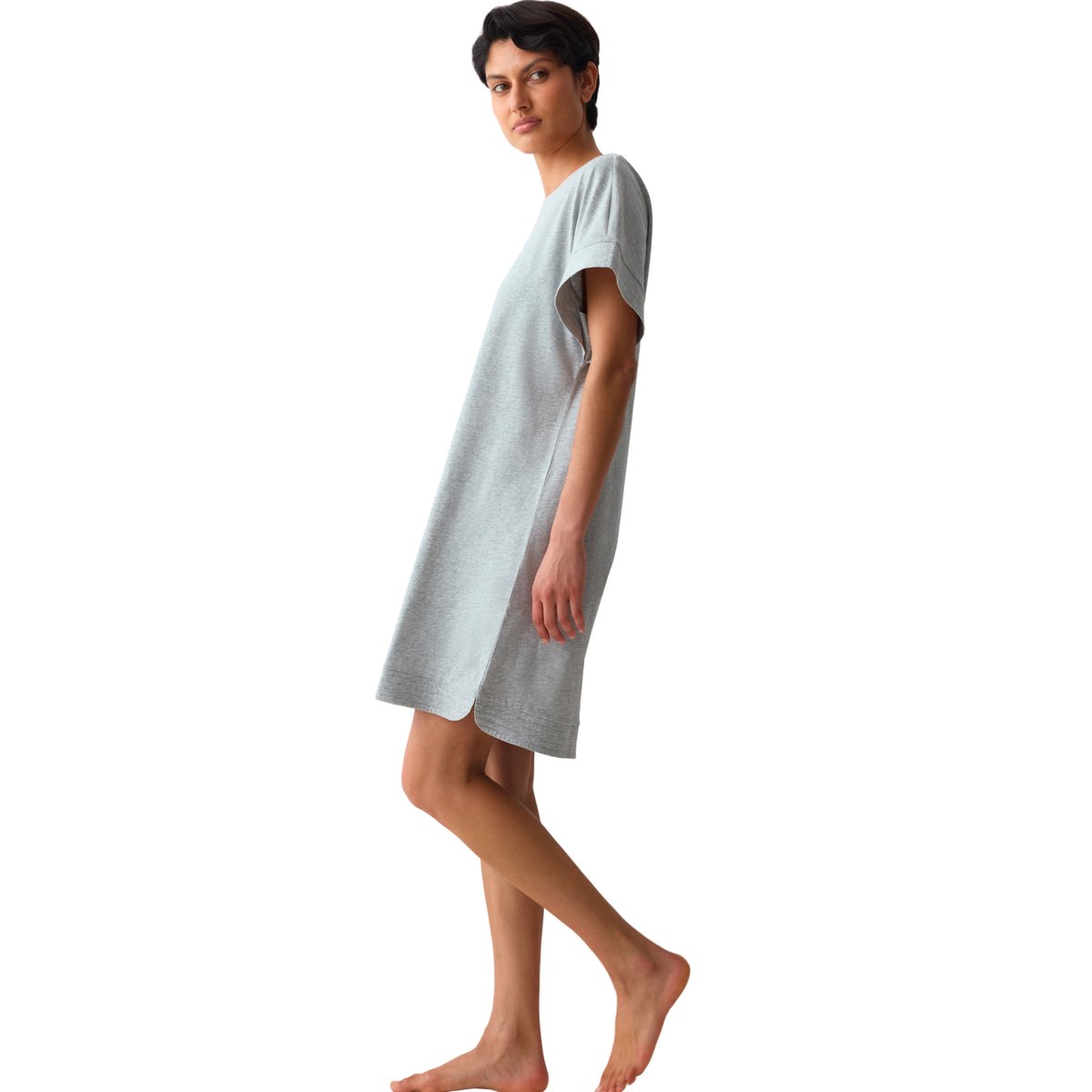 Chemise de nuit manches courtes MINIMALISTIC gris, TRIUMPH