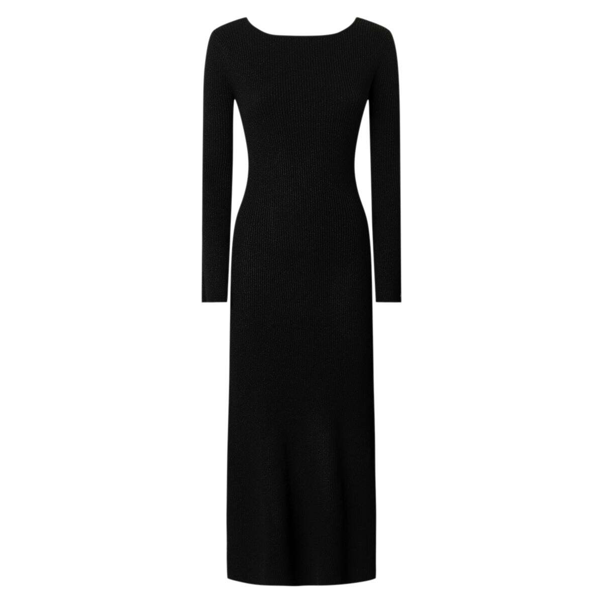 Robe Longue Côtelée noir, PEPE JEANS