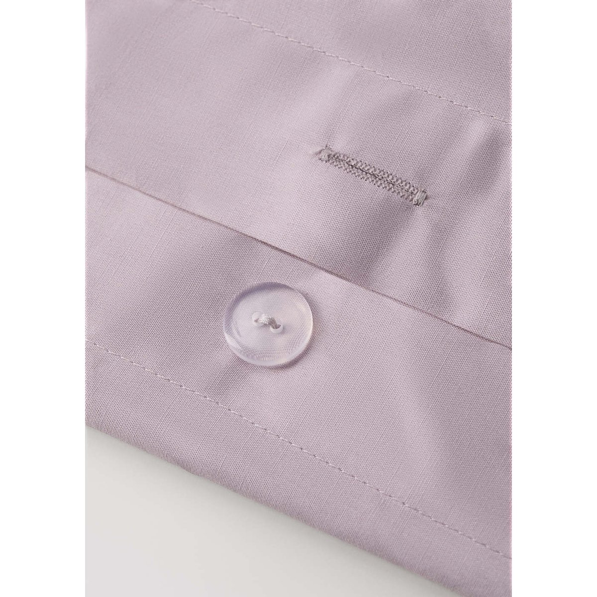 Housse de couette percale de coton 200 fils lit 200 cm violet clair/pastel, MANGO HOME