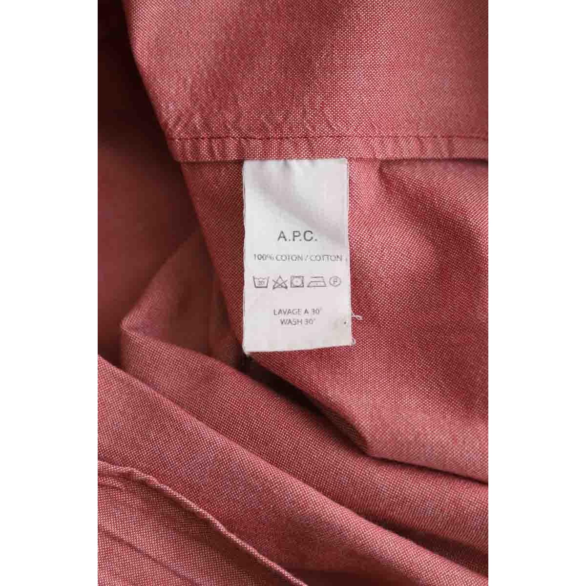 Chemise - Très Bon État rouge, APC