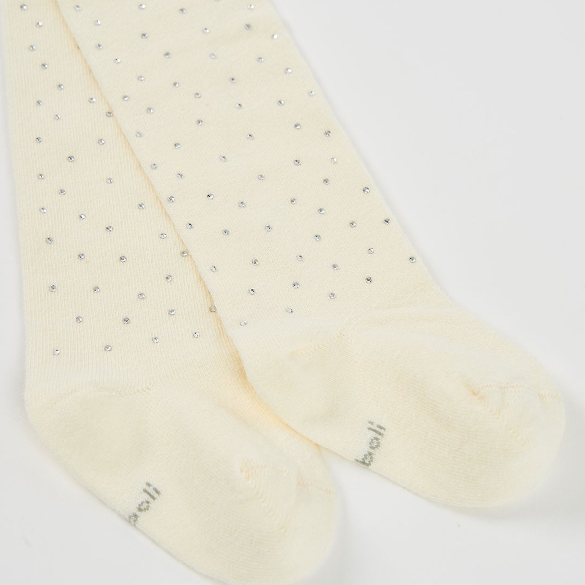 Collant fille avec strass blanc, BOBOLI