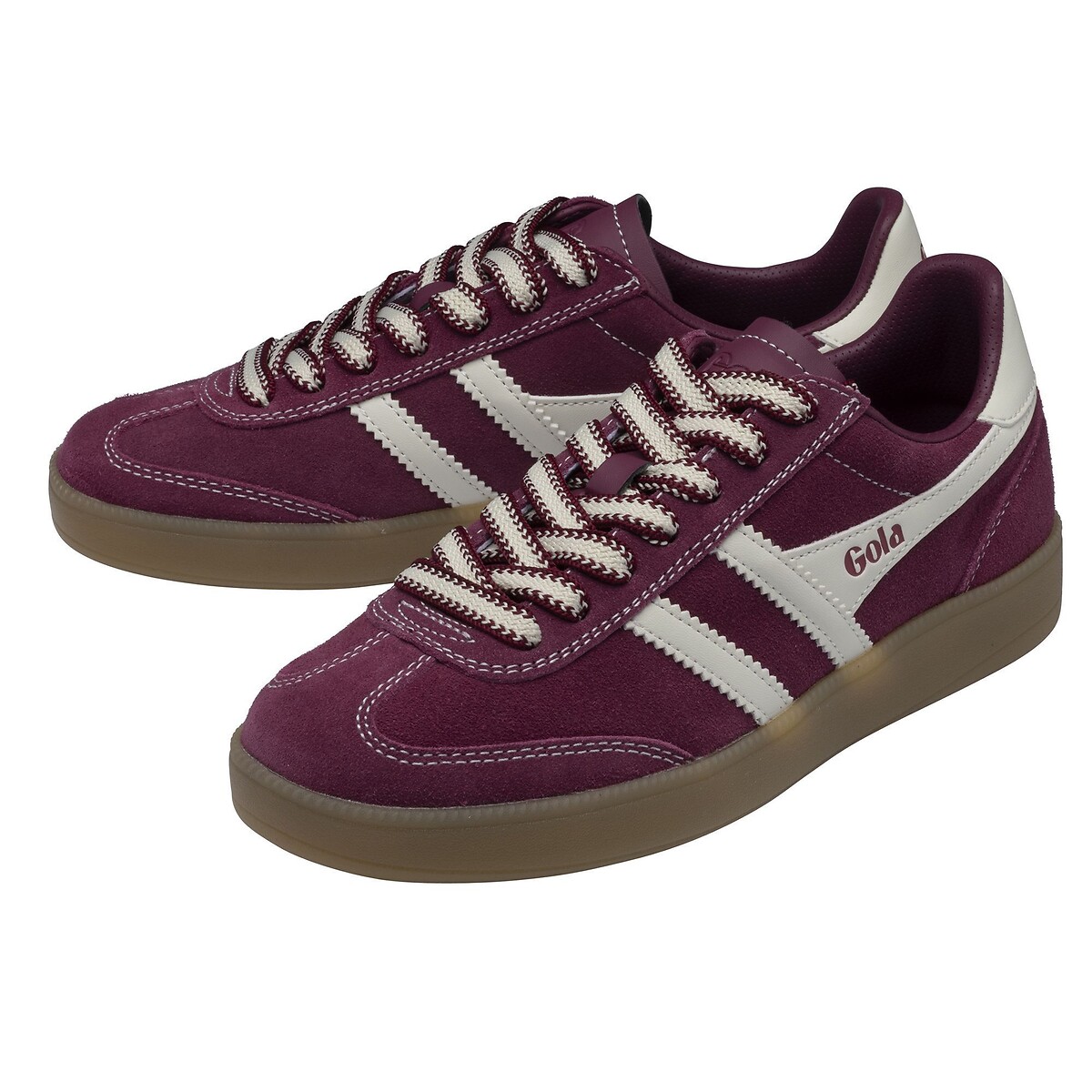 Baskets en cuir, VIPER 78 cerise, GOLA