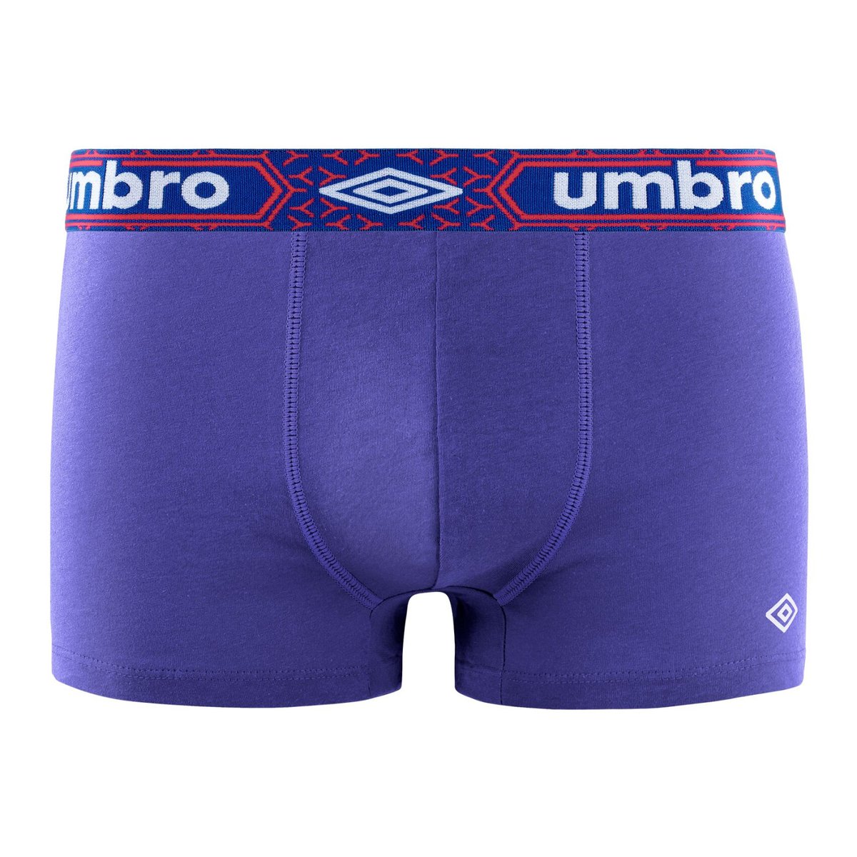 Lot De 8 Boxers Coton noir/blanc/bleu/gris chiné/rouge/jaune, UMBRO