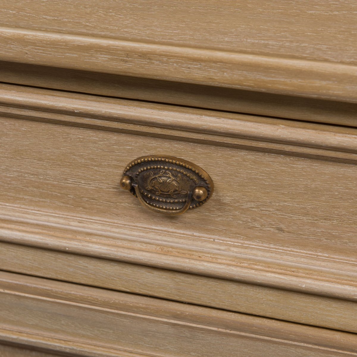 Buffet 2 portes en bois L100 cm Prestige marron, AMADEUS