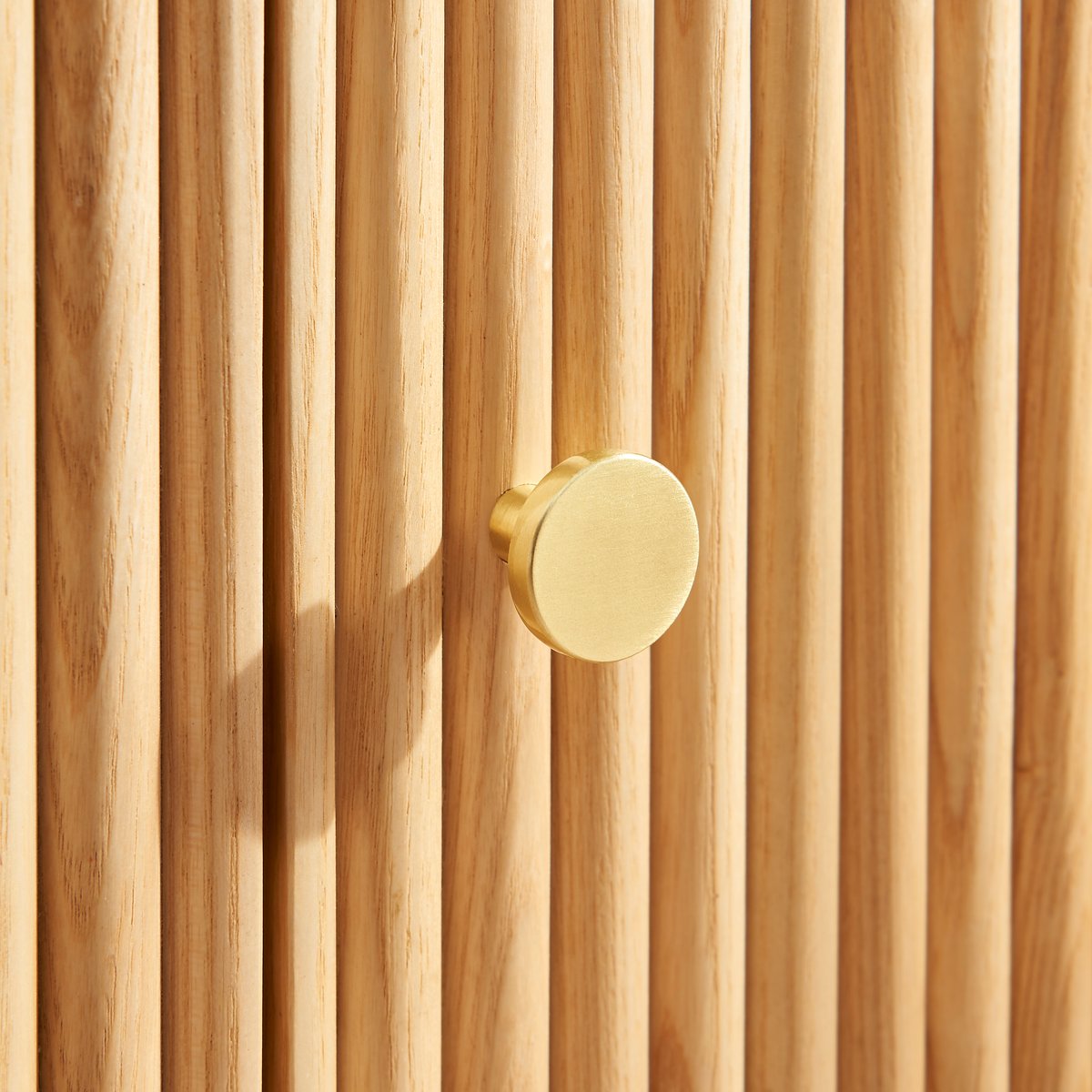 Meuble TV 3 portes en chêne SKANSEN chêne clair, SORELH