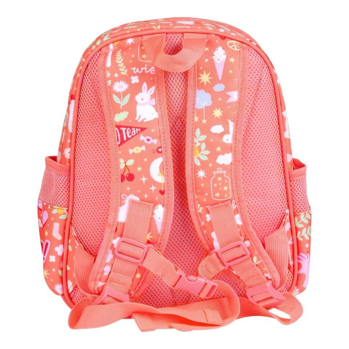 Sac à dos avec poche isotherme rose, blanc, rouge, A LITTLE LOVELY COMPANY