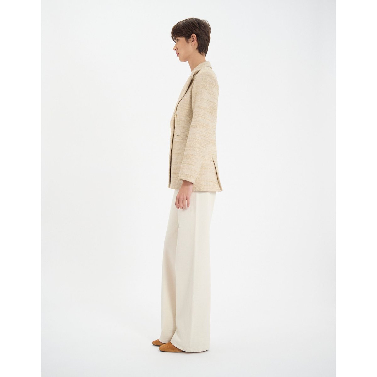 Veste Bart en coton mélangé sable sand, INES DE LA FRESSANGE PARIS