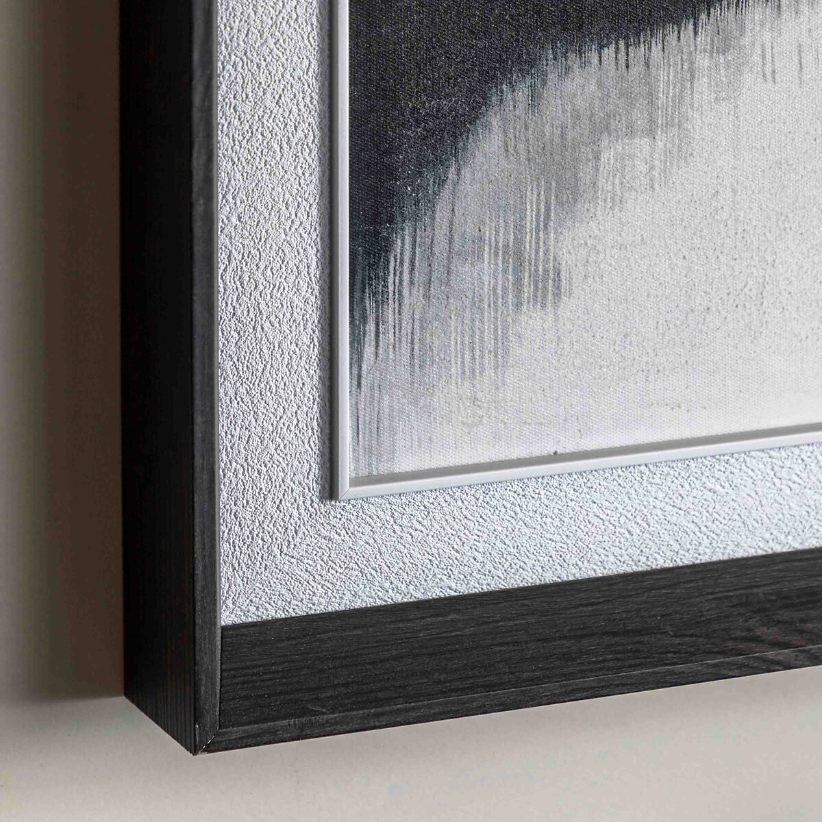 72x92cm Mountain Reflections Framed Canvas grey, ÉDITÉ