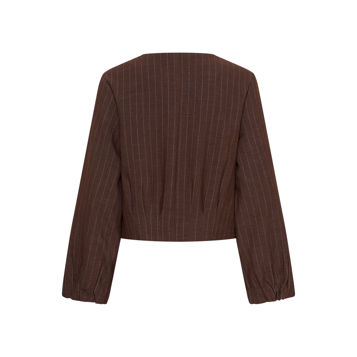 Veste marron java pinstriped, CREAM