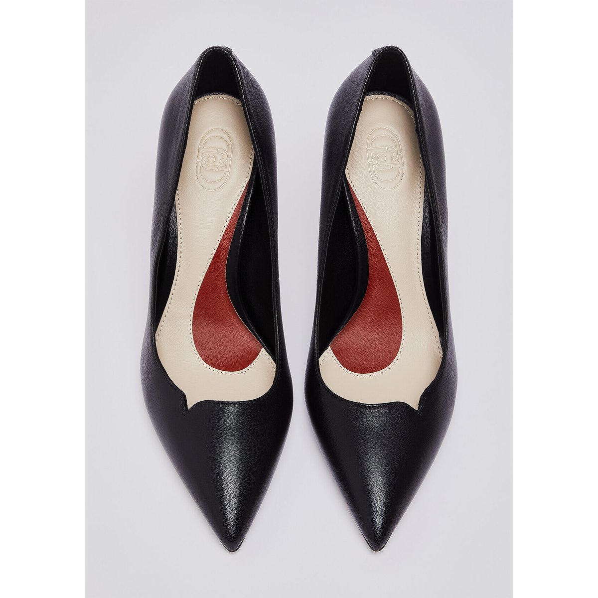 Escarpins en cuir nappa souple noir, LIU JO