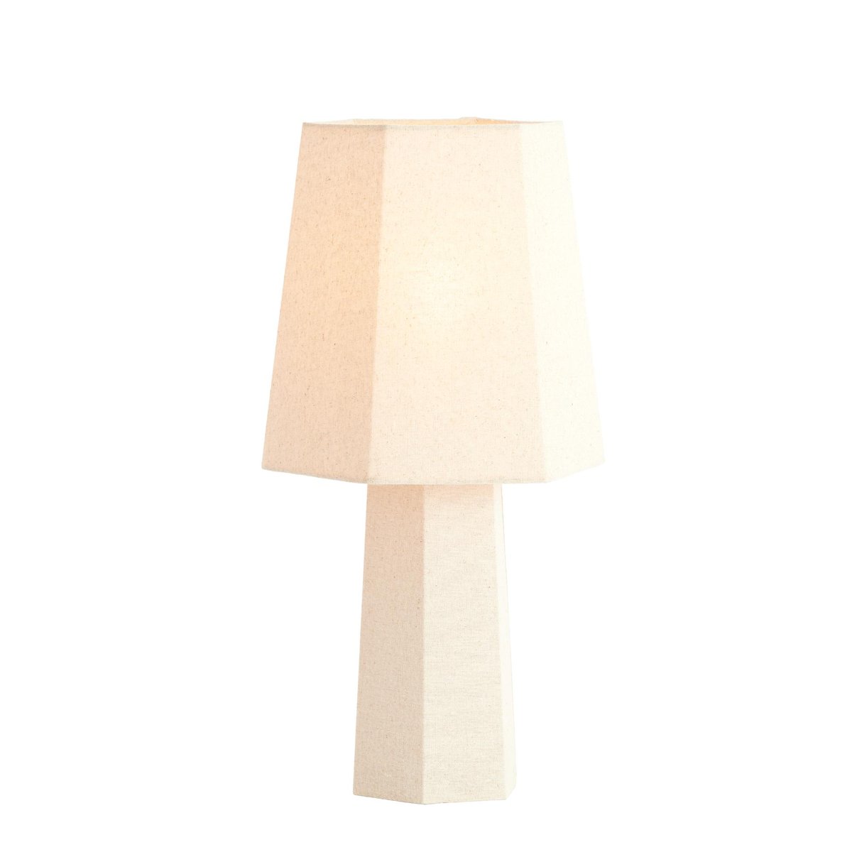 Lampe À Poser Textiles MUSABO naturel, LIGHT & LIVING